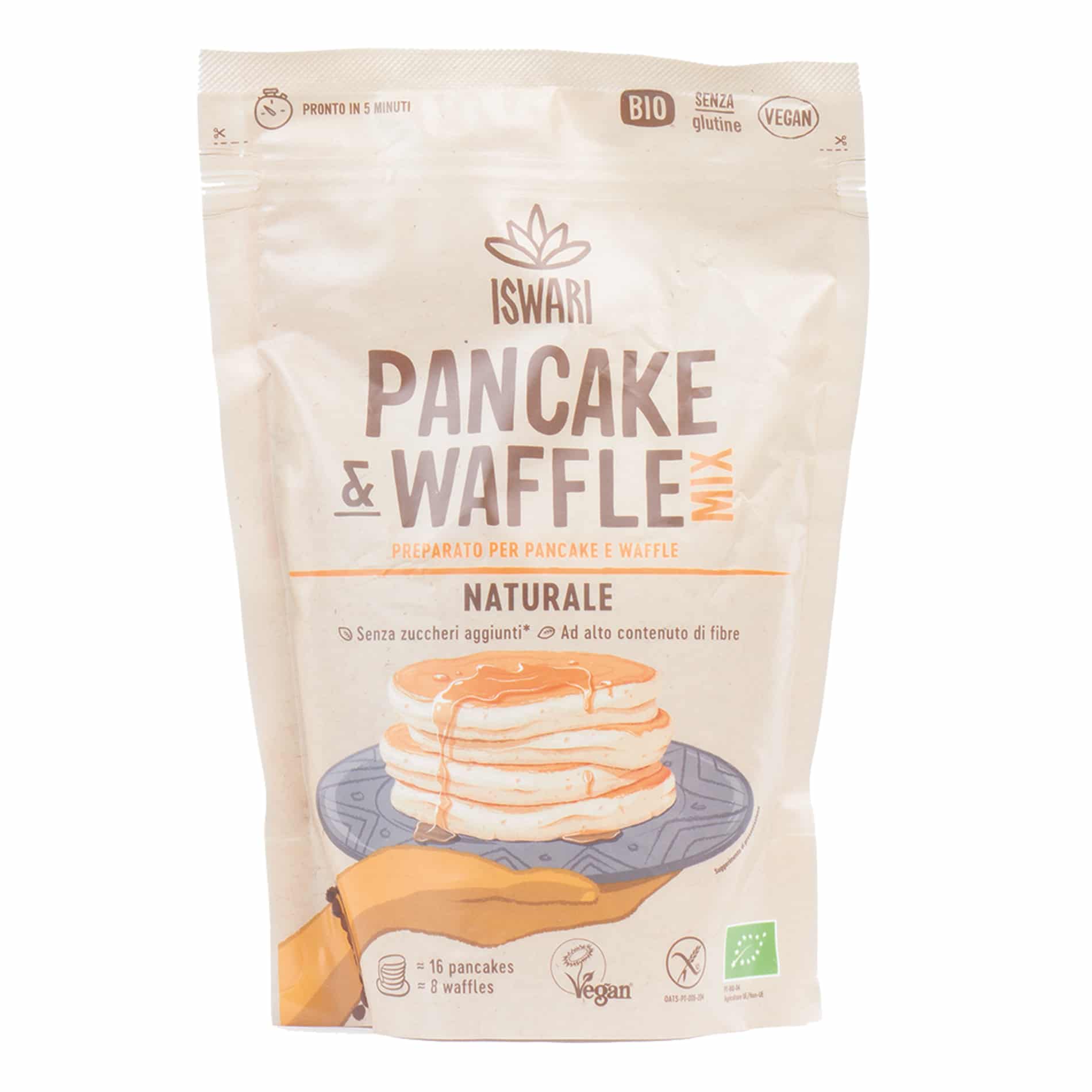 Pancake & Waffle Mix Bio – Naturale - Integratori e Superfoods Erbavoglio